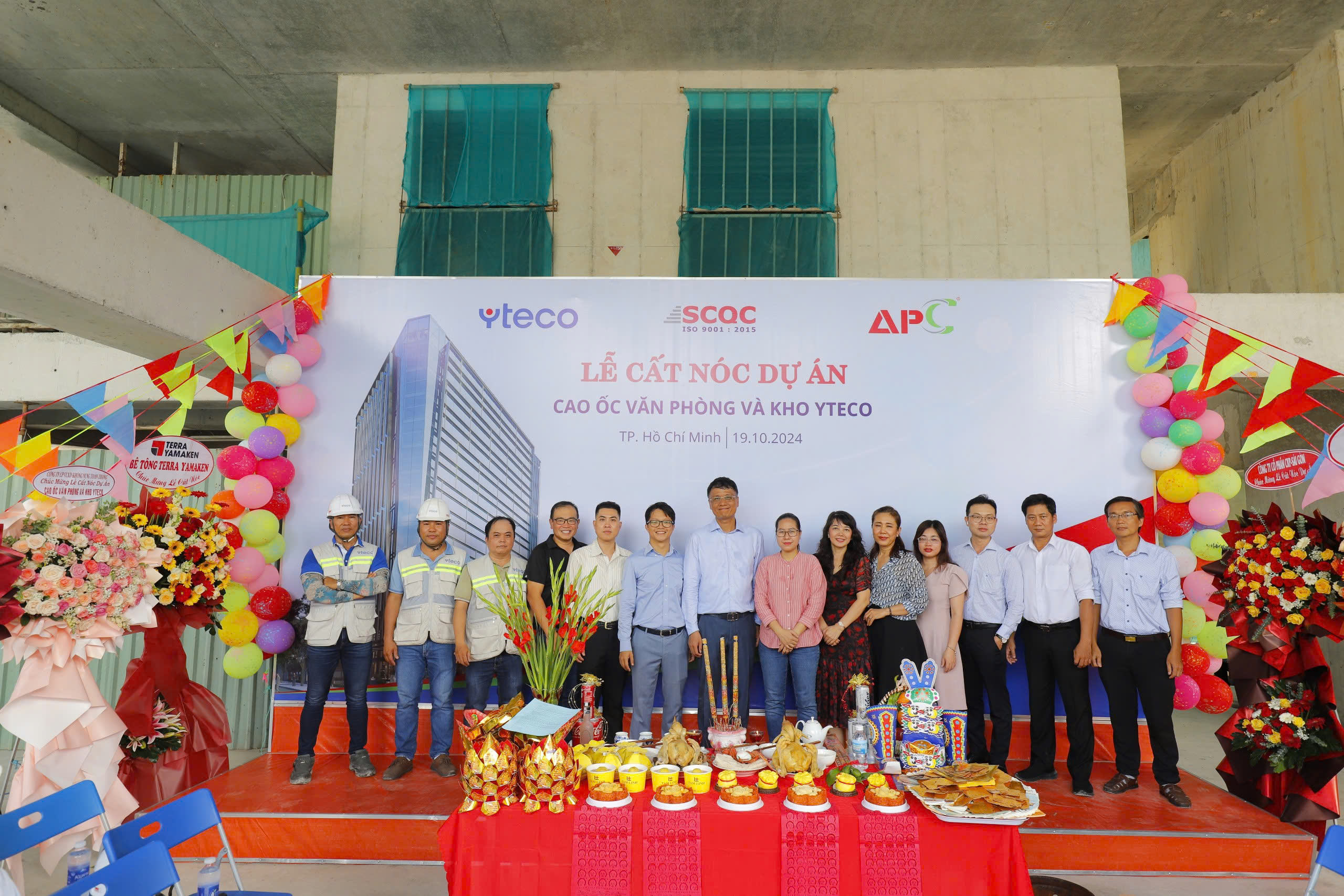 Yteco Office Building topping-Out Ceremony