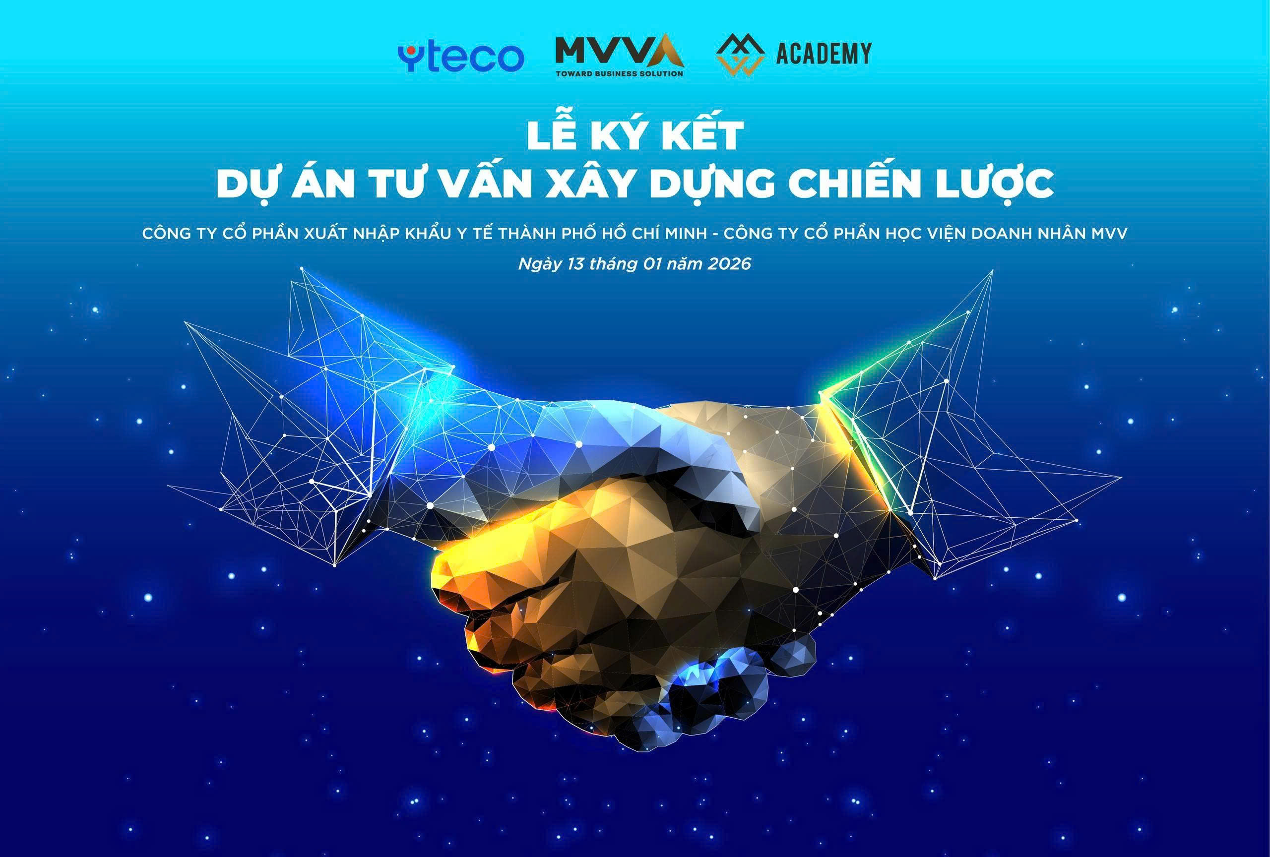 LỄ KÝ KẾT DỰ ÁN TƯ VẤN XÂY DỰNG CHIẾN LƯỢC GIỮA YTECO VÀ MVV GROUP