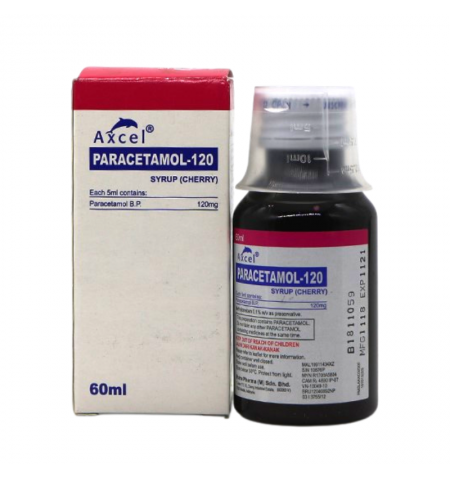 Axcel Paracetamol-120 Syrup (Cherry)