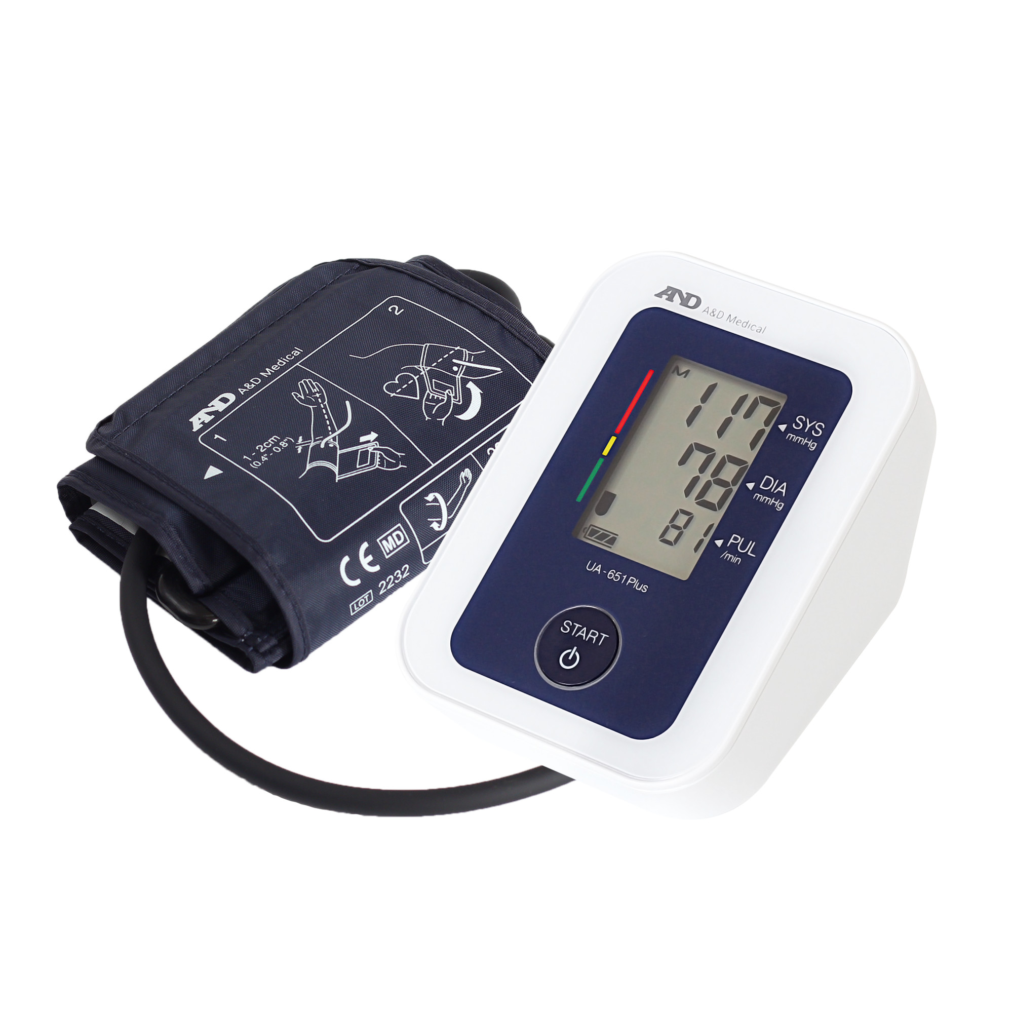 Máy đo huyết áp bắp tay tự động AND UA-651 Plus (Asia Model)