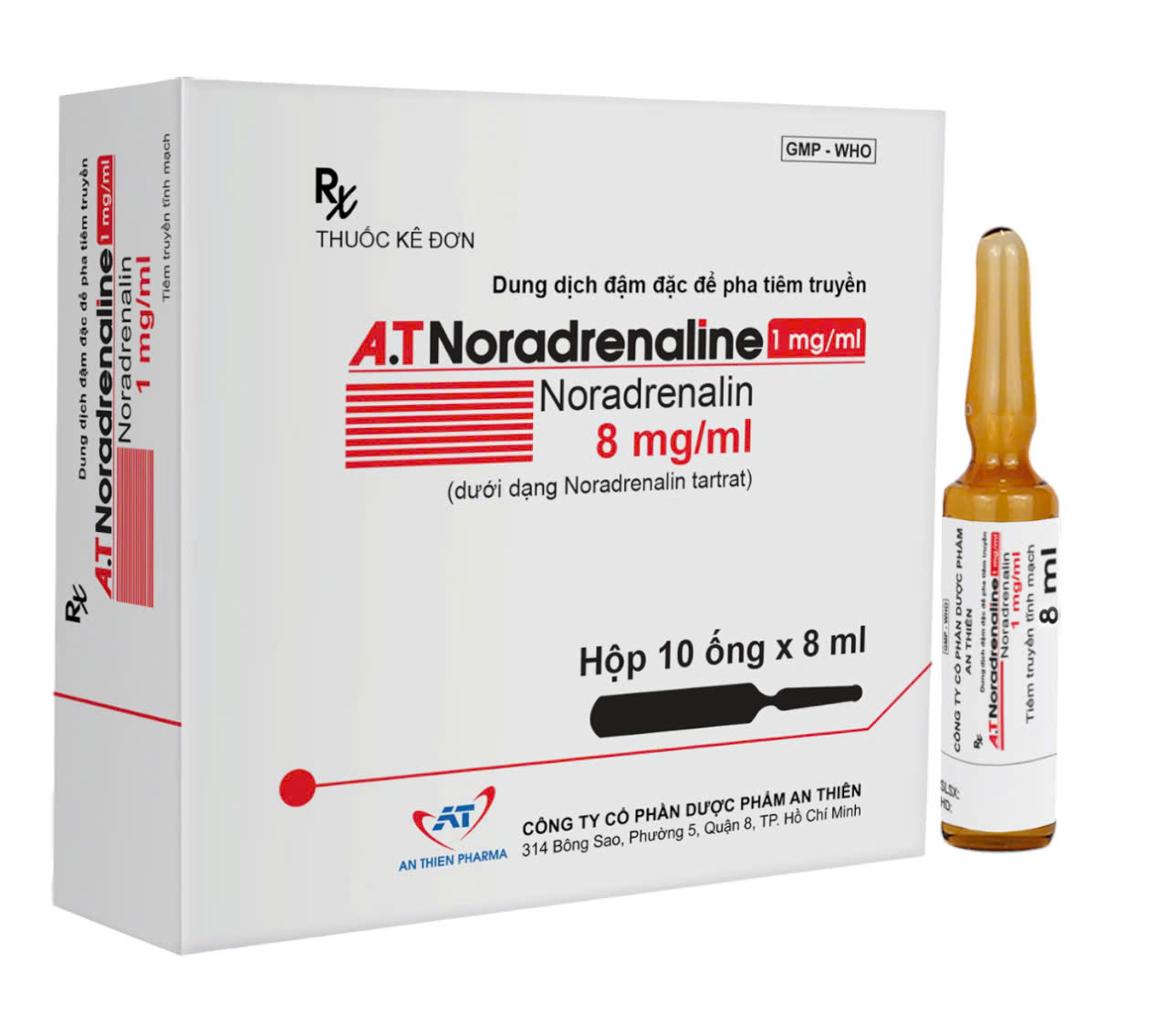 A.T Noradrenaline 1mg/ml